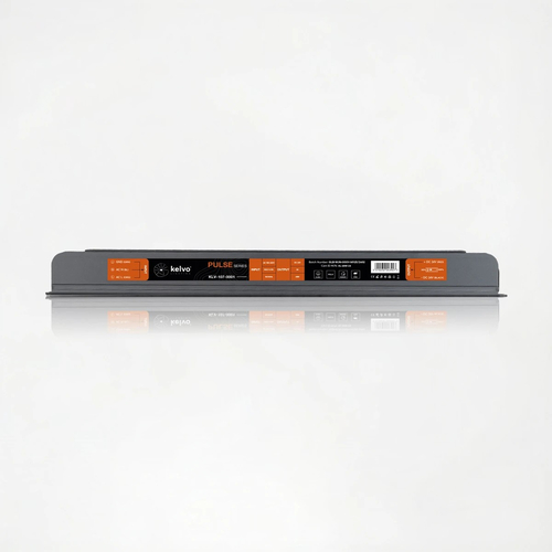 kelvo® PULSE KLV-107-0001 Ultra Slim Τροφοδοτικό/Μετασχηματιστής Class I PELV 48W 2A AC 220-240V σε DC 24V IP20 - Γκρι Ανθρακί Ματ - Μ20.1 x Π1.9 x Υ2cm - 5 Χρόνια Εγγύηση