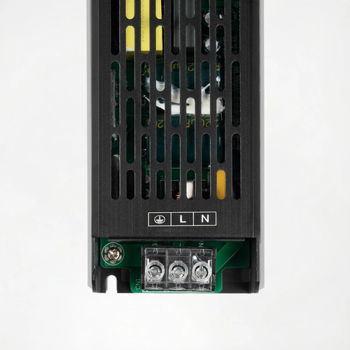 kelvo® ILUMA KLV-107-0009 Slim Τροφοδοτικό/Μετασχηματιστής Class I PELV 200W 16.5A AC 220-240V σε DC 12V IP20 - Γκρι Ανθρακί Ματ - Μ18.5 x Π5.9 x Υ2.8cm - 5 Χρόνια Εγγύηση