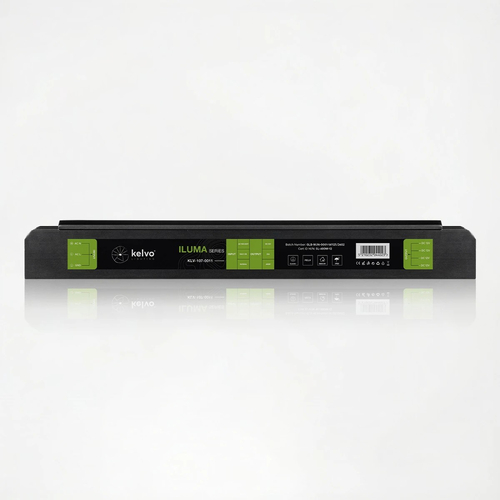 kelvo® ILUMA KLV-107-0011 Slim Τροφοδοτικό/Μετασχηματιστής Class I PELV 400W 33A AC 220-240V σε DC 12V IP20 - Γκρι Ανθρακί Ματ - Μ22.3 x Π5.9 x Υ2.8cm - 5 Χρόνια Εγγύηση