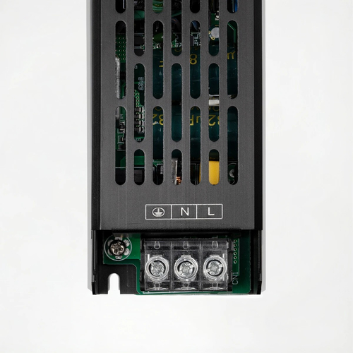 kelvo® ILUMA KLV-107-0015 Slim Τροφοδοτικό/Μετασχηματιστής Class I PELV 200W 8.3A AC 220-240V σε DC 24V IP20 - Γκρι Ανθρακί Ματ - Μ18.5 x Π5.9 x Υ2.8cm - 5 Χρόνια Εγγύηση