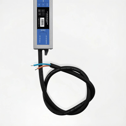 kelvo® SELAS KLV-107-0019 Τροφοδοτικό/Μετασχηματιστής Class II SELV 24W 2A AC 220-240V σε DC 12V Αδιάβροχο IP67 - Γκρι Ανθρακί Ματ - Μ18.2 x Π3 x Υ2cm - 5 Χρόνια Εγγύηση