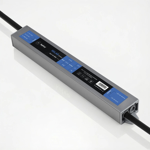 kelvo® SELAS KLV-107-0020 Τροφοδοτικό/Μετασχηματιστής Class II SELV 36W 3A AC 220-240V σε DC 12V Αδιάβροχο IP67 - Γκρι Ανθρακί Ματ - Μ22 x Π3 x Υ2cm - 5 Χρόνια Εγγύηση