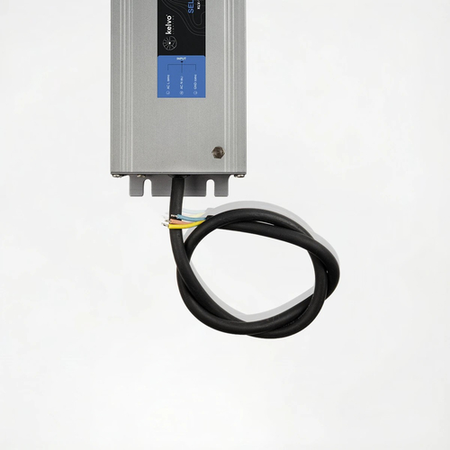 kelvo® SELAS KLV-107-0036 Τροφοδοτικό/Μετασχηματιστής Class I PELV 250W 10.4A AC 220-240V σε DC 24V Αδιάβροχο IP67 - Γκρι Ανθρακί Ματ - Μ25 x Π7.2 x Υ3.2cm - 5 Χρόνια Εγγύηση