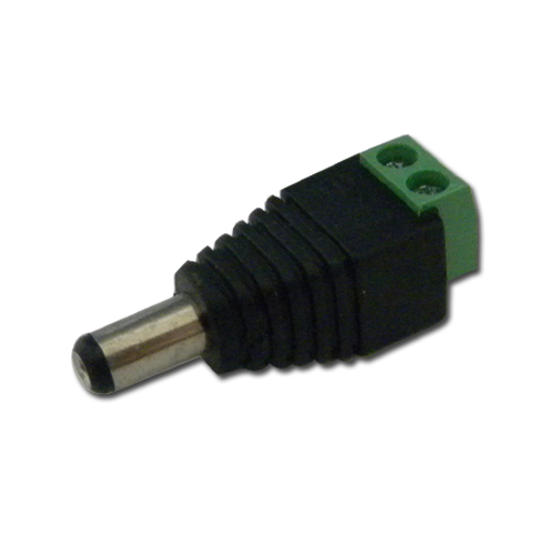 FTT4-011 Αρσενικό φις τροφ/σίας (2.1/5.5mm) με κλέμα  (100τμχ/ σακουλάκι) - FTT4-011