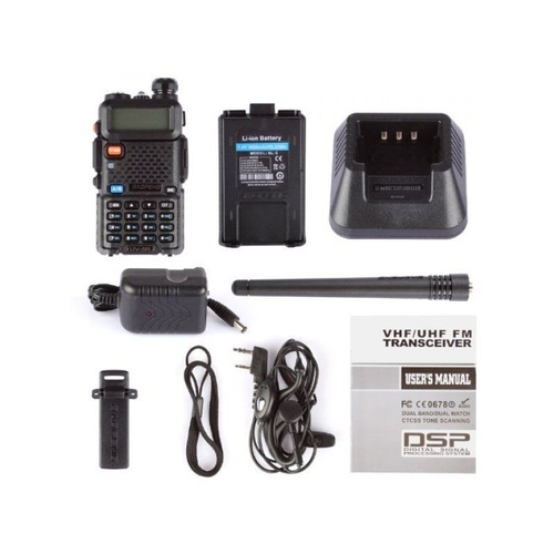Φορητός πομποδέκτης - UHF/VHF - 5.8W - UV-5R - Baofeng - 846301
