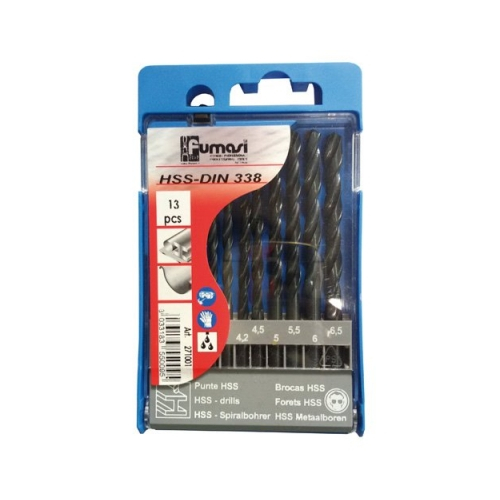TOOLS 50095 ΣΕΤ ΤΡΥΠΑΝΙΑ 1.5mm - 6.5mm (13 τεμ.) - 8033183550095