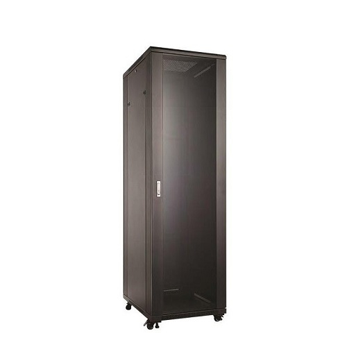 RACK09 KΑΜΠΙΝΑ ΜΕ ΓΥΑΛΙΝΗ ΠΟΡΤΑ 19'' 32U (600X800X1620) - RACK09