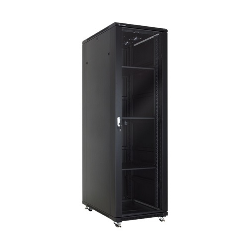 RACK10 KΑΜΠΙΝΑ ΜΕ ΓΥΑΛΙΝΗ ΠΟΡΤΑ 19'' 42U (600X800X2060) - RACK10