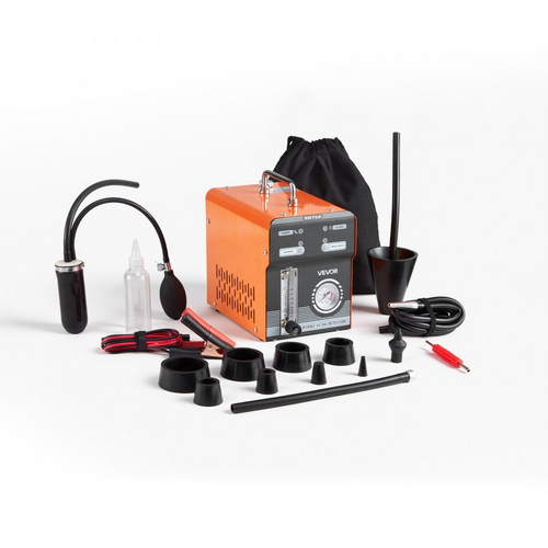 Ανιχνευτής διαρροών καπνού αυτοκινήτου VEVOR, διαγνωστικός ελεγκτής κενού DC 12V EVAP με ενσωματωμένη αντλία αέρα, μανόμετρο και μετρητή ροής, ανιχνευτής διπλής λειτουργίας για αυτοκίνητα, μοτοσικλέτες, φορτηγά, σκάφη, ATV
