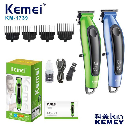 Κουρευτική μηχανή - KM-1739 - Kemei - Blue