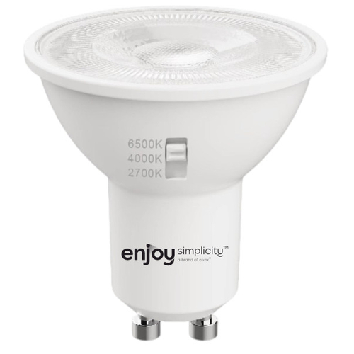 EL903004 | EL903004 | LED SMD GU10 3CCT dip switch|7W (=86w)|621lm|110D|2700k-4000k-6500k| {enjoysimplicity}™
