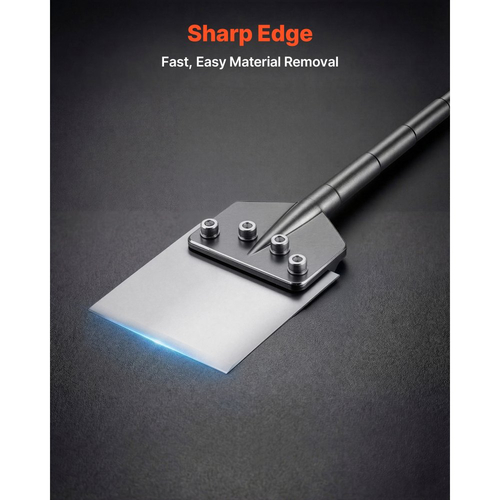 Ξύστρα δαπέδου VEVOR SDS Max, μύτη καλεμιού 630 x 150 mm με στέλεχος SDS Max, συμβατή με περιστροφικά πιστολέτα, θερμικά επεξεργασμένος χάλυβας 40Cr, αιχμηρή άκρη για την αφαίρεση δαπέδων laminate, πλακιδίων και κονιαμάτων