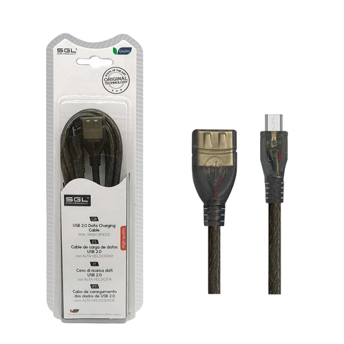 Καλώδιο φόρτισης & data - 21S - USB-A female/Micro USB - 1.5m - 097510