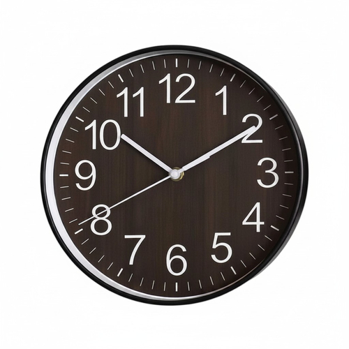 Ρολόι τοίχου - 250mm - 025048 - Dark Brown