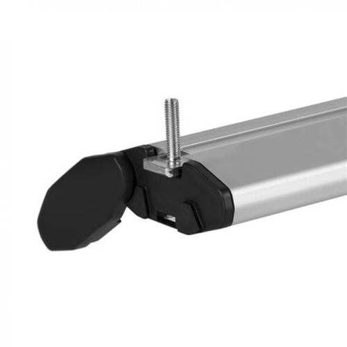 MENABO ΜΠΑΡΕΣ ΟΡΟΦΗΣ ΑΛΟΥΜΙΝΙΟΥ BLADE M SILVER 118 cm ΜΕ ΑΚΡΑ ALFA HIGH ΓΙΑ Citroen C4 Cactus 5 doors 2018>2020 ΜΕ FLUSH RAILS - 2 ΤΕΜ. (12920/MB)