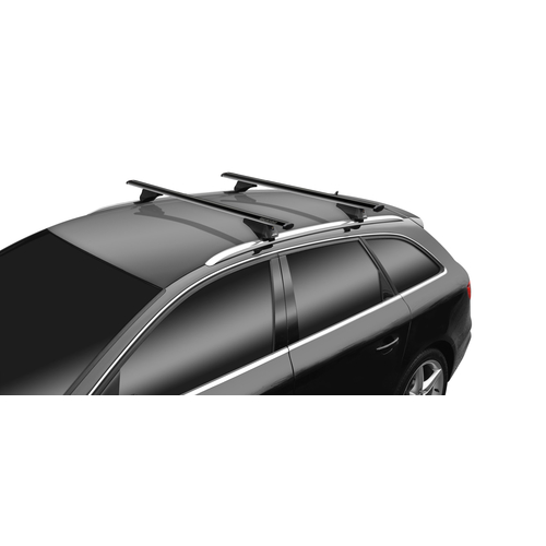 MENABO ΜΠΑΡΕΣ ΟΡΟΦΗΣ ΑΛΟΥΜΙΝΙΟΥ LEOPARD XL BLACK 135 cm ΣΕ ΜΑΥΡΟ ΧΡΩΜΑ ΓΙΑ Changan Automobile CS35 Plus 5 doors 2018> ME RAISED RAILS - 2 ΤΕΜ. (12360/MB)