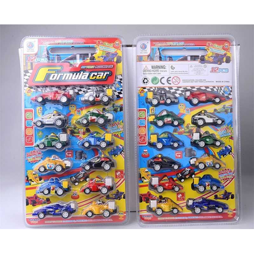 Σετ αυτοκινητάκια με Pull Back - 12pcs - 1988C - 233155
