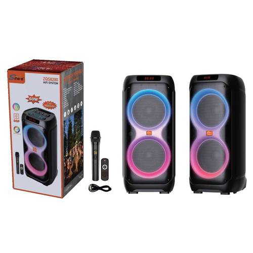 Φορητό ηχείο subwoofer με μικρόφωνο Karaoke - ZQS8280 - 160019