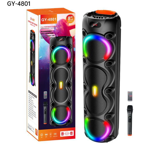 Φορητό ηχείο subwoofer με μικρόφωνο Karaoke - GY4801 - 160026