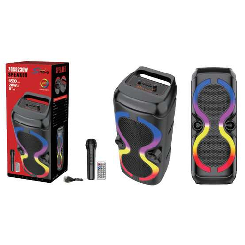 Φορητό ηχείο subwoofer με μικρόφωνο Karaoke - ZQS8230W - 160095