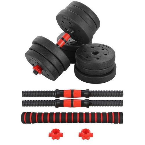 Σετ αλτήρες γυμναστικής με μπάρα - 20kg - 80015 - 556643