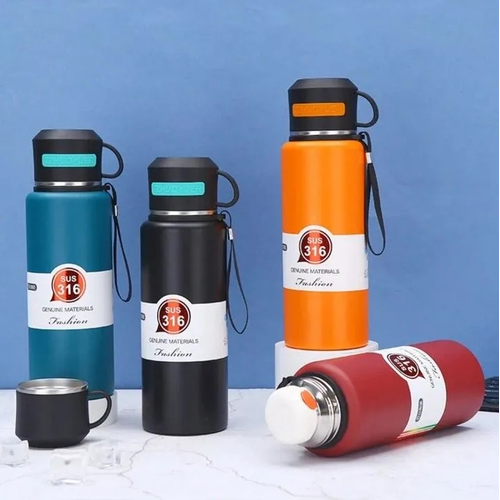 Φορητό παγούρι-θερμός - 600ml - 413296 - Orange