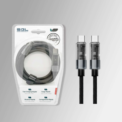 Καλώδιο φόρτισης & data - USB Type-C σε Type-C - Fast Charge - P1S - 60W - 1.2m - 220640