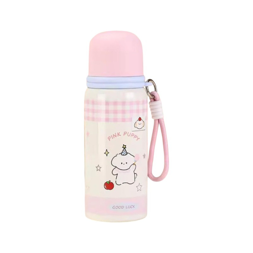 Παιδικό παγούρι-θερμός - 600ml - 413401 - Pink