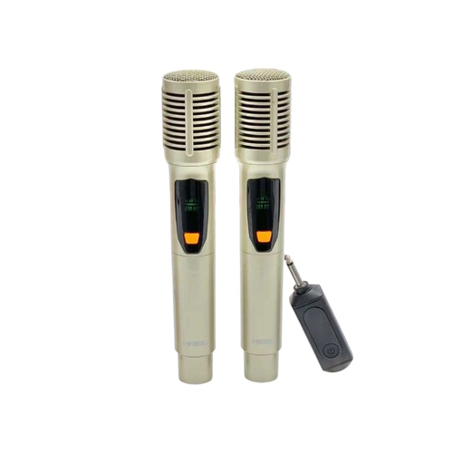 Σετ 2 ασύρματα μικρόφωνα - KMS-903MC - 509038 - Gold