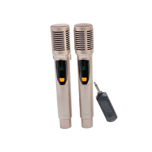 Σετ 2 ασύρματα μικρόφωνα - KMS-903MC - 509038 - Rose Gold