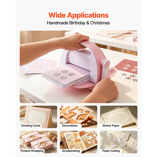 Χαρτί Scrapbooking VEVOR, 72 φύλλα, σετ χαρτιού με ανάμεικτα ειδικά σχέδια 152 mm για μηχανή κοπής και ανάγλυφης εκτύπωσης VEVOR, ζωηρό χρώμα, για διακοσμήσεις, scrapbooking, κατασκευή καρτών και χειροτεχνίες DIY