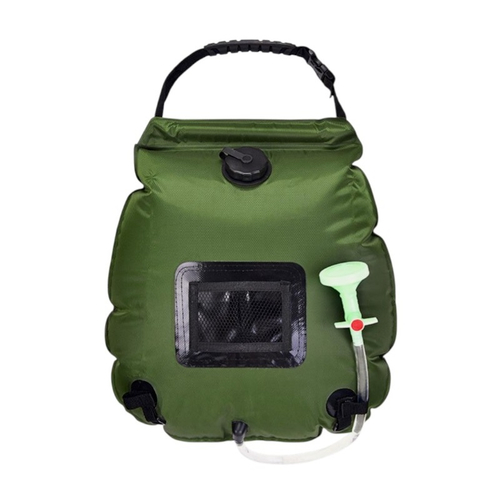 Φορητή ηλιακή ντουζιέρα camping - YB4003 - 20L - 181727 - Green