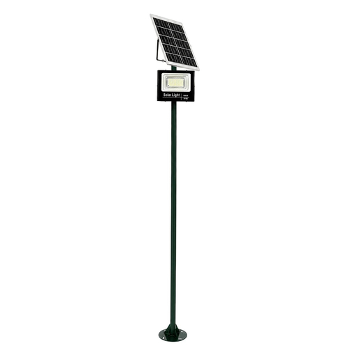 GLOBOSTAR® HELIOS-280 GLB-000-0006 Μεταλλικός Γαλβανισμένος Στύλος Φωτισμού για Φωτοβολταϊκό Προβολέα Εξωτερικού Χώρου - RAL 6009 Κυπαρίσσι Ματ - Μ35 × Π25 × Υ280cm