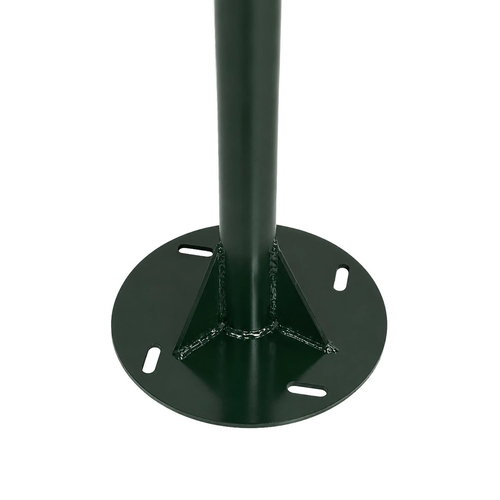 GLOBOSTAR® HELIOS-280 GLB-000-0006 Μεταλλικός Γαλβανισμένος Στύλος Φωτισμού για Φωτοβολταϊκό Προβολέα Εξωτερικού Χώρου - RAL 6009 Κυπαρίσσι Ματ - Μ35 × Π25 × Υ280cm