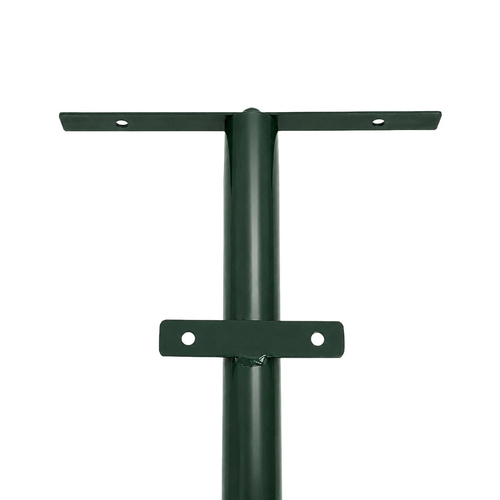 GLOBOSTAR® HELIOS-280 GLB-000-0006 Μεταλλικός Γαλβανισμένος Στύλος Φωτισμού για Φωτοβολταϊκό Προβολέα Εξωτερικού Χώρου - RAL 6009 Κυπαρίσσι Ματ - Μ35 × Π25 × Υ280cm