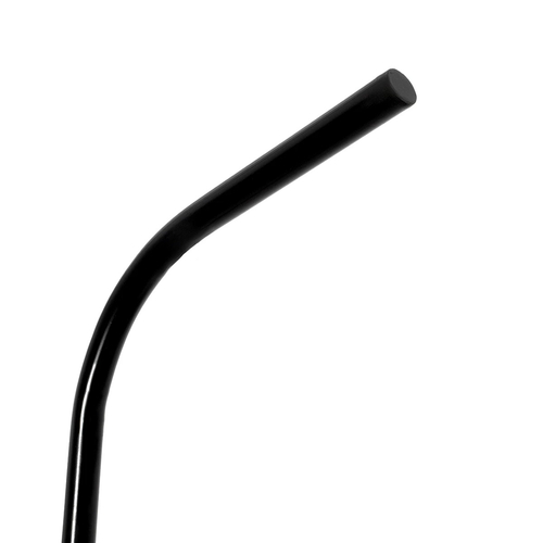 GLOBOSTAR® URBANO-280 GLB-000-0008 Μεταλλικός Γαλβανισμένος Στύλος Φωτισμού για Φωτοβολταϊκό Φωτιστικό Δρόμου Εξωτερικού Χώρου - RAL 9005 Μαύρο Ματ - Μ84 x Π25 x Υ280cm