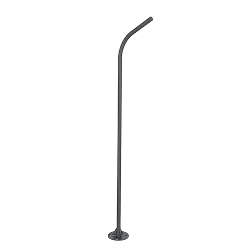 GLOBOSTAR® URBANO-280 GLB-000-0009 Μεταλλικός Γαλβανισμένος Στύλος Φωτισμού για Φωτοβολταϊκό Φωτιστικό Δρόμου Εξωτερικού Χώρου - RAL 7016 Γκρι Ανθρακί - Μ84 x Π25 x Υ280cm