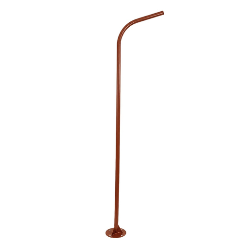 GLOBOSTAR® URBANO-280 GLB-000-0011 Μεταλλικός Γαλβανισμένος Στύλος Φωτισμού για Φωτοβολταϊκό Φωτιστικό Δρόμου Εξωτερικού Χώρου - RAL 8004 Corten Καφε Ματ - Μ84 x Π25 x Υ280cm