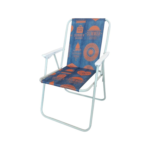 Πτυσσόμενη καρέκλα camping - 1215-3 - 241736 - Blue/Orange