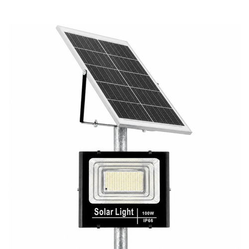 GLOBOSTAR® HELIOS-280 GLB-000-0001 Μεταλλικός Γαλβανισμένος Στύλος Φωτισμού για Φωτοβολταϊκό Προβολέα Εξωτερικού Χώρου - Ασημί Γαλβανιζέ - Μ35 × Π25 × Υ280cm