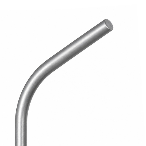 GLOBOSTAR® URBANO-280 GLB-000-0007 Μεταλλικός Γαλβανισμένος Στύλος Φωτισμού για Φωτοβολταϊκό Φωτιστικό Δρόμου Εξωτερικού Χώρου - Ασημί Γαλβανιζέ - Μ84 x Π25 x Υ280cm