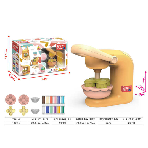 Σετ κατασκευών DIY με πλαστελίνη - Dream Clay - 1603-7 - 233195