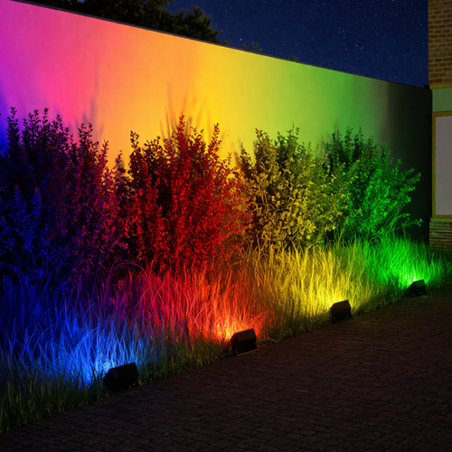 EL190063 | EL190063 | LED FLOODLIGHT AL 30W|IP65|RGB+3000k|3000lm|185x160xh29mm {enjoysimplicity}™