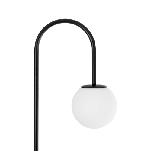kelvo® CORDELIA KLV-102-0005 Επιδαπέδιο Φωτιστικό για Λάμπα με Ντουί 1 x E27 AC 220-240V IP20 - Μαύρο Ματ & Λευκό - Μ30 x Π34 x Υ180cm