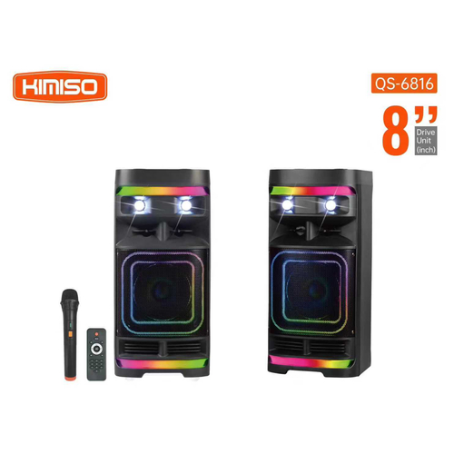 Φορητό ηχείο subwoofer με μικρόφωνο Karaoke - QS-6816 - 260455