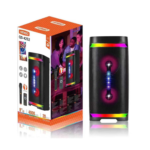 Φορητό ηχείο subwoofer με μικρόφωνο Karaoke - QS-4252 - 260462