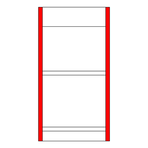 ΣΤΑΝΤ TYPE E+Y+V ΚΟΛΩΝΕΣ ΠΛΑΙΝΕΣ (ΖΕΥΓ 2ΤΕΜ.)