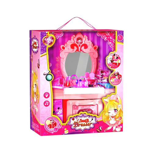 Παιδική τουαλέτα ομορφιάς mini με αξεσουάρ - 6181 - 233416