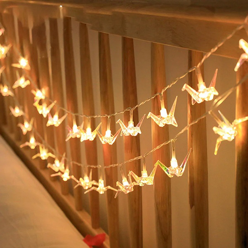 Ηλιακή γιρλάντα φωτισμού LED - Origami - 5m+1m - 20D - 152912 - Warm White