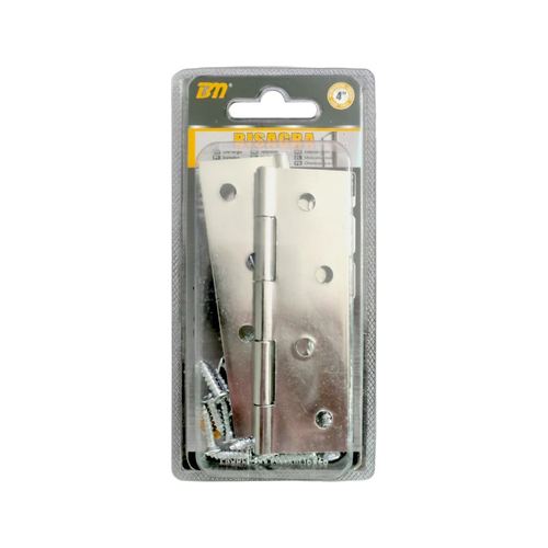 Μεντεσές ντουλαπιού πλακέ - 4" - Σετ 12 πακέτα των 2 τεμαχίων - 205756